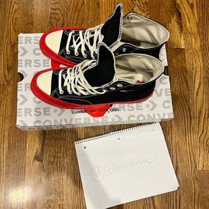 COPY - COPY - Comme de Garçon x Converse play high top
